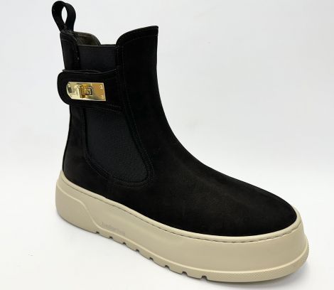 LAURA BELLARIVA STIEFELETTE 9603A-12 NABUK NERO