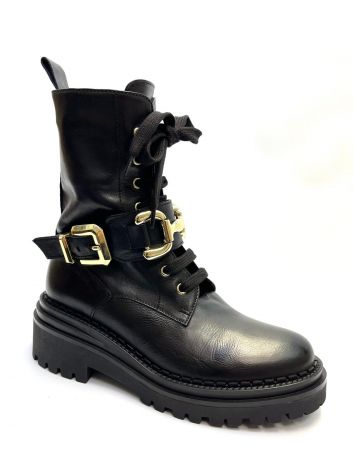 LAURA BELLARIVA STIEFELETTE 8135-5 FREGIO NERO