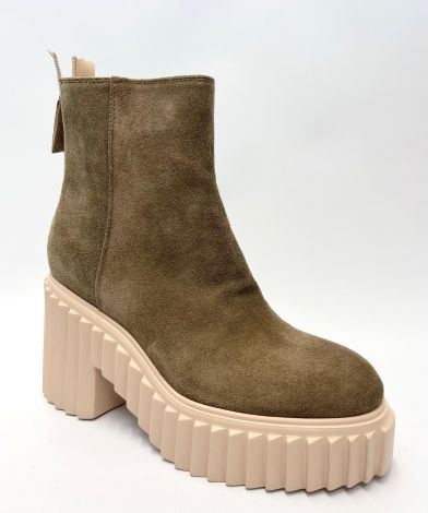 AGL STIEFELETTE D263501 TIGGY TAUPE ROSA