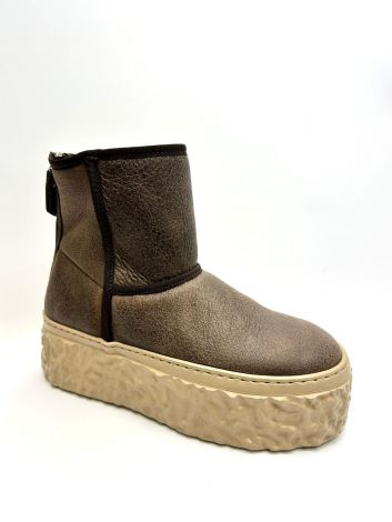 AGL STIEFELETTE D776508 MAGMA WARM CHOCO-EBANO