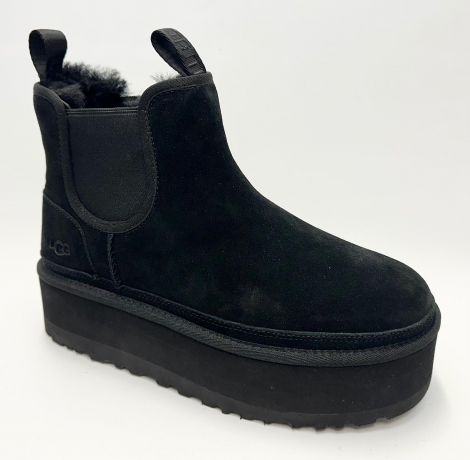 UGG KURZSTIEFEL 1134526 NEUMEL PLATFORM CHELSEA BLACK