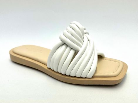 FILOTEO CALZOLERIA PANTOLETTE MEL NAPPA BIANCO