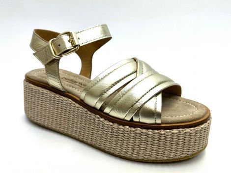LAURA BELLARIVA SANDALE 9894-13 PEGASO PLATINO